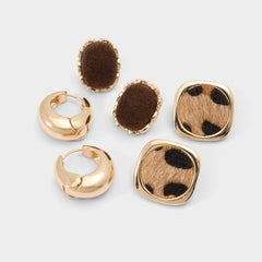 Other brown Wildchic in Other Brown - Earring set | Aldo
