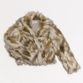 Ice Alpenglow in Ice - Faux fur jacket | Aldo
