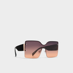 Black/Gold Multi Lalaendrax Black/Gold Multi Women's Square - Square sunglasses | Aldo