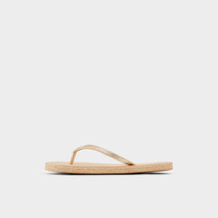 Gold Aloomba Gold Women's Flats - Flip flop | Aldo