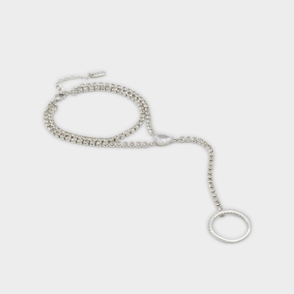 Silver/Clear Multi Unenda Silver/Clear Multi Women's Bracelets - Hand chain | Aldo