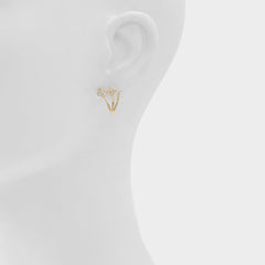 Gold/Clear Multi Asieweth Gold/Clear Multi Women's Earrings - Earrings | Aldo