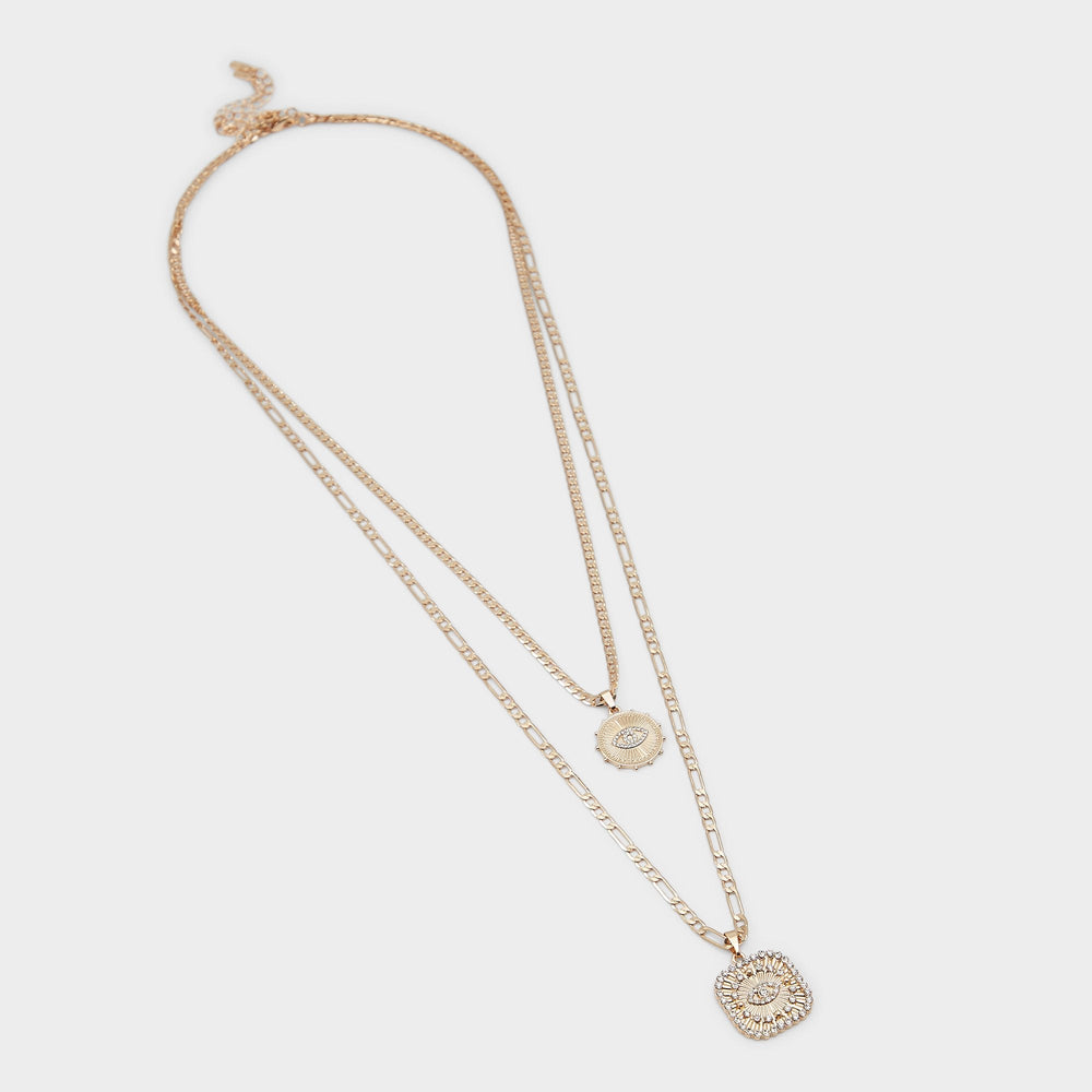 Gold/Clear Multi Naewin Gold/Clear Multi Women's Necklaces - Layered necklace | Aldo