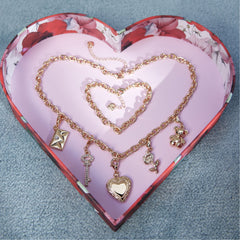Gold/Clear Multi Bemyvalentine Gold/Clear Multi Women's Specialty - Necklace & bracelet set | Aldo