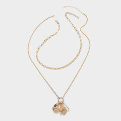 Gold Bellari in Gold - Charm necklace | Aldo