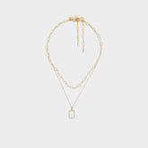 Gold/Clear Multi Destinie Gold/Clear Multi Women's Necklaces - Layered necklace | Aldo