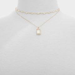 Gold/Clear Multi Destinie Gold/Clear Multi Women's Necklaces - Layered necklace | Aldo