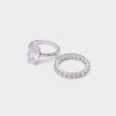 Silver/clear multi Ovalsparkles in Silver Clear Multi - Ring | Aldo