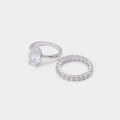Silver/clear multi Ovalsparkles in Silver Clear Multi - Ring | Aldo