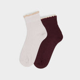 Bordo Sparklelace in Bordo - Socks | Aldo