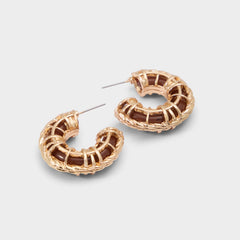 Other brown Cagedhoop in Other Brown - Hoop earrings | Aldo