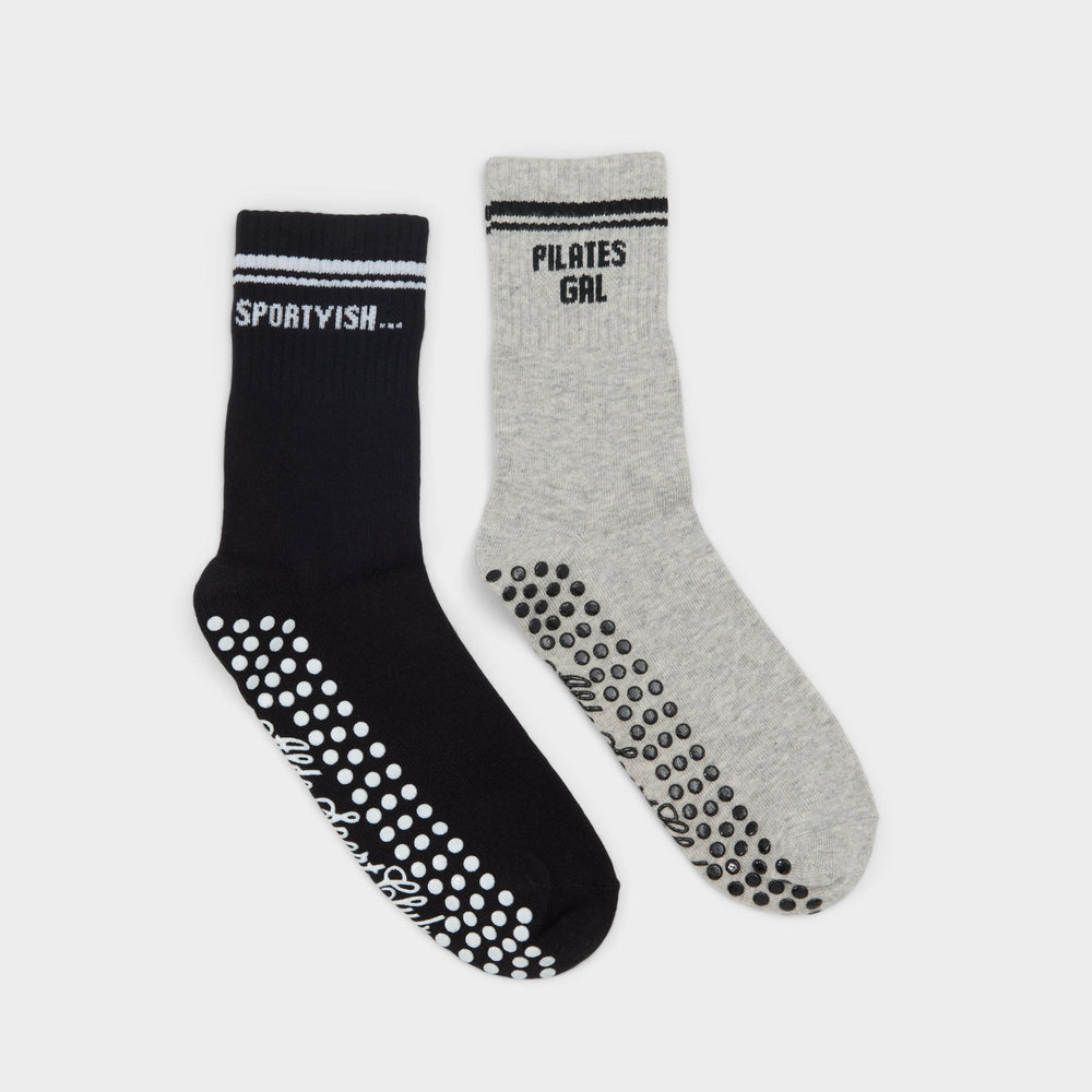 Grey Pilatesclub in Grey - Pilates socks | Aldo