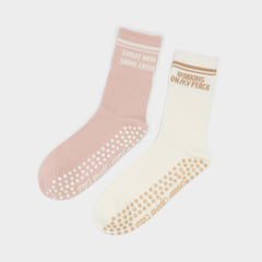 Light Pink Pilatesclub in Light Pink - Pilates socks | Aldo
