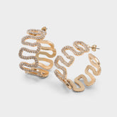 Gold/Clear Multi Estele in Gold Clear Multi - Hoop earrings | Aldo