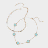 Turquoise Feelinblue Turquoise Women's Necklaces - Layered necklace | Aldo