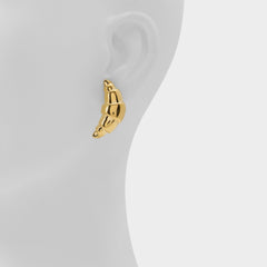Gold Croissants Gold Women's Stainless Steel - Button earrings | Aldo