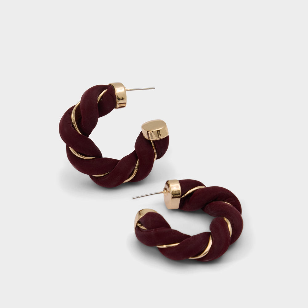 Bordo Twists in Bordo - Hoop earrings | Aldo