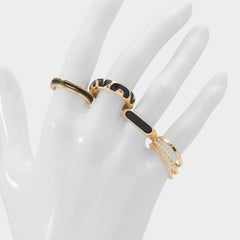 Black/Gold Multi Wildora in Black Gold Multi - Stackable rings | Aldo