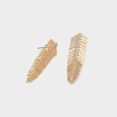 Gold/clear multi Feathers in Gold Clear Multi - Earrings | Aldo