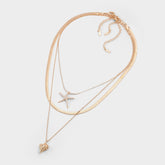 Gold/Clear Multi Seascharms Gold/Clear Multi Women's Necklaces - Layered necklace | Aldo