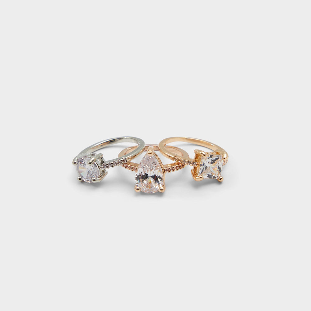 Metallic Multi Alabridar Metallic Multi Women's Cubic Zirconia - Stackable rings | Aldo