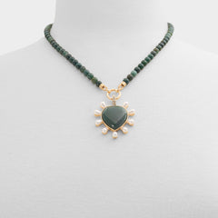 Dark green Preciousheart in Dark Green - Necklace | Aldo