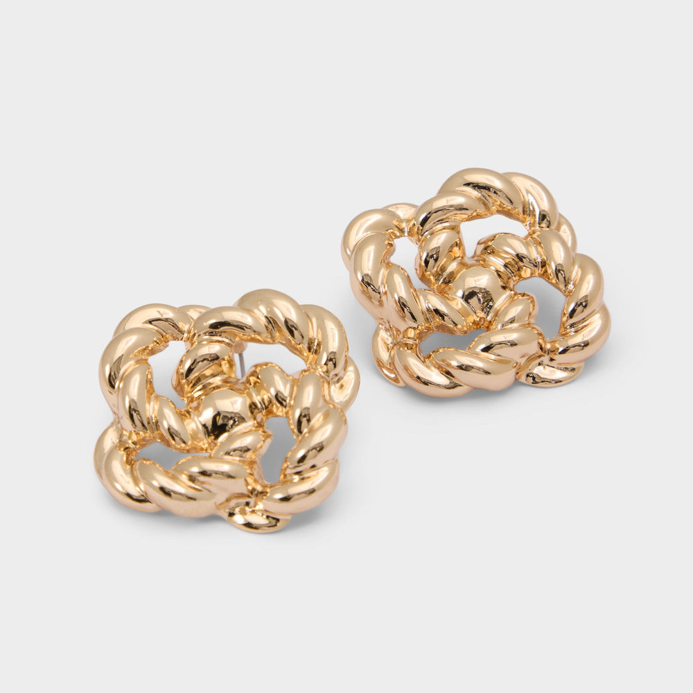 Gold Doubleknot in Gold - Statement earrings | Aldo