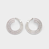 Silver/Clear Multi Caldy Silver/Clear Multi Women's Earrings - Hoop earrings | Aldo