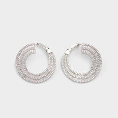 Silver/Clear Multi Caldy Silver/Clear Multi Women's Earrings - Hoop earrings | Aldo