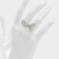 Silver/Clear Multi Celenring Silver/Clear Multi Women's Rings - Ring | Aldo