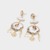 Champagne Chances in Champagne - Chandelier earrings | Aldo