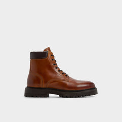 Cognac Draco in Cognac - Combat boot, Lug sole | Aldo