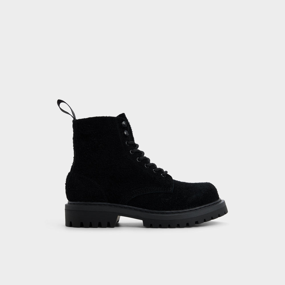 Black Doublezero in Black - Combat boot, Lug sole | Aldo