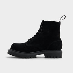 Black Doublezero in Black - Combat boot, Lug sole | Aldo