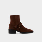 Dark Brown Marcos in Dark Brown - Ankle boot, Block heel | Aldo