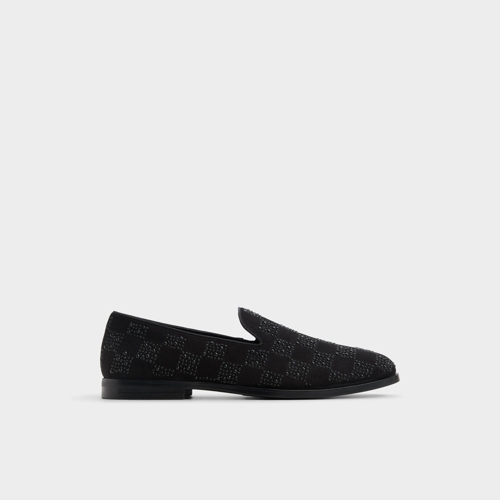 Other Black Casino Other Black Synthetic Textured Men's Dress Shoes - Loafer | Aldo