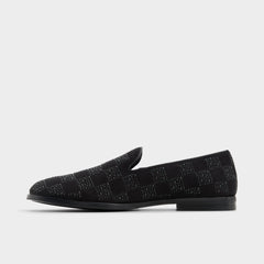 Other Black Casino Other Black Synthetic Textured Men's Dress Shoes - Loafer | Aldo