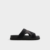Open black Deniels Open Black Men's Slides - Slide sandal | Aldo