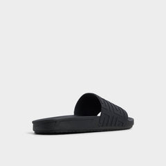 Black Atrani Black Men's Slides - Slide sandal | Aldo