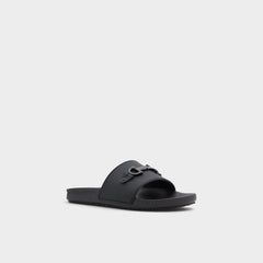 Black Loungeslide Black Men's Slides - Slide sandal | Aldo