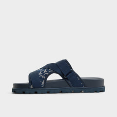 Other navy Deniels Other Navy Men's Slides - Slide sandal | Aldo