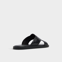 Open black Olino Open Black Men's Slides - Slide sandal | Aldo
