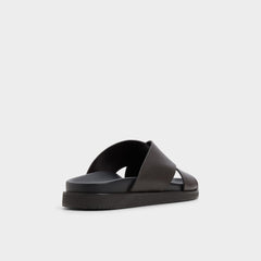 Dark brown Darley Dark Brown Men's Sandals & Slides - Strappy flat sandal | Aldo