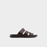 Dark Brown Windham Dark Brown Men's Sandals & Slides - Slide sandal | Aldo