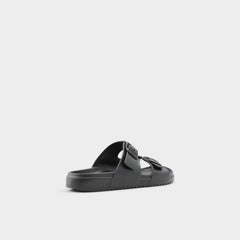 Black Hideo Black Men's Slides - Slide sandal | Aldo