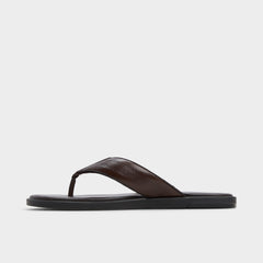 Dark Brown Tazzo Dark Brown Men's Flip flops - Flip flop | Aldo