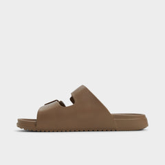 Light Brown Hideo Light Brown Men's Slides - Slide sandal | Aldo