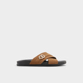 Open Brown Delmar Open Brown Men's Slides - Slide sandal | Aldo