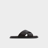 Dark Brown Tarik Dark Brown Men's Sandals & Slides - Slide sandal | Aldo