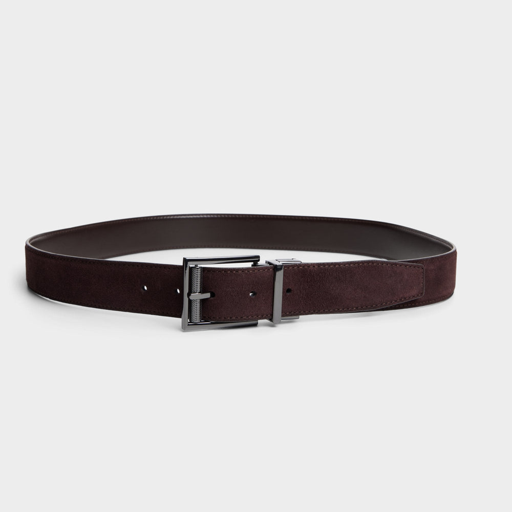Dark brown Benjjamin in Dark Brown - Belt | Aldo
